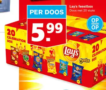 Hoogvliet Lay's feestbox aanbieding