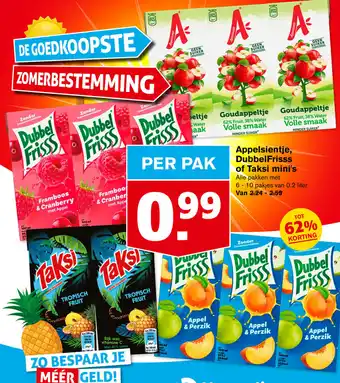 Hoogvliet Appelsientje, DubbelFrisss of Taksi mini's aanbieding