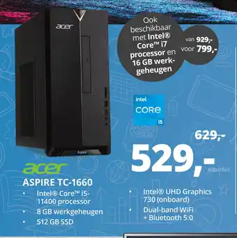 Paradigit Acer Aspire TC-1660 aanbieding