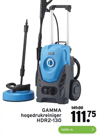 GAMMA GAMMA hogedrukreiniger aanbieding