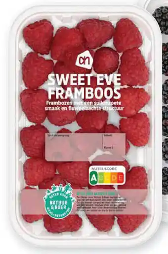 Albert Heijn Sweet Eve frambozen 140 gram aanbieding