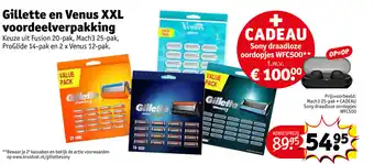 Kruidvat Gillette en Venus XXL voordeelverpakking aanbieding