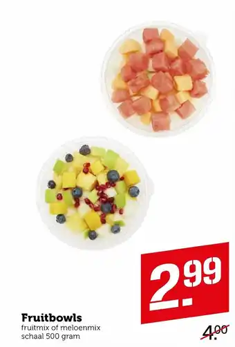 Coop Fruitbowls 500 gr aanbieding