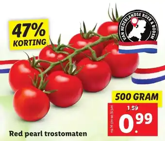 Lidl Red pearl trostomaten 500 gr aanbieding