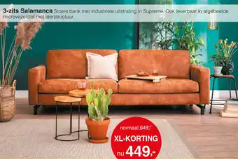 Woonsquare 3-zits Salamanca aanbieding