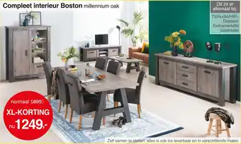 Woonsquare Compleet interieur Boston aanbieding