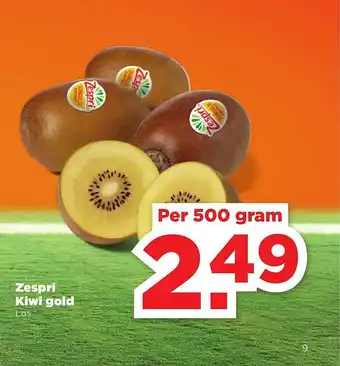 PLUS Zespri kiwi gold 500 gram aanbieding