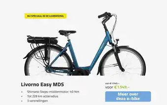 Stella fietsen Livorno Easy MDS aanbieding