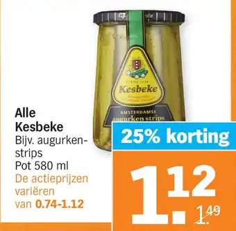 Albert Heijn Alle Kesbeke aanbieding