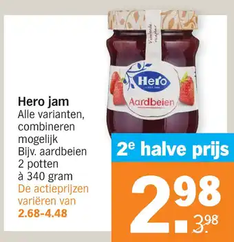 Albert Heijn Hero jam aanbieding