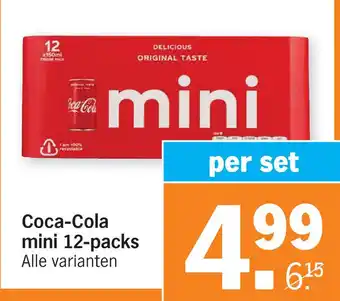 Albert Heijn Coca-Cola mini 12-packs Alle verionto aanbieding