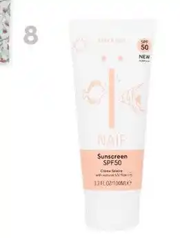 Baby & Tiener Naif Zonnebrand SPF50 aanbieding