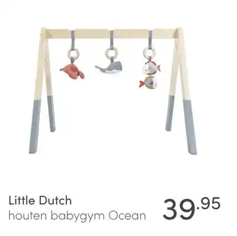 Baby & Tiener Little Dutch houten babygym Ocean aanbieding