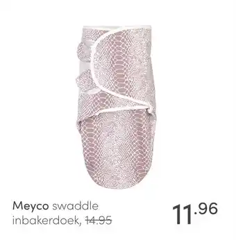 Baby & Tiener Meyco swaddle inbakerdoek aanbieding