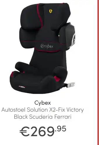 Baby & Tiener Cybex Autostoel Solution X2-Fix Victory Black Scuderia Ferrari aanbieding