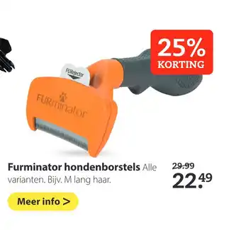 Boerenbond Furminator hondenborstels aanbieding