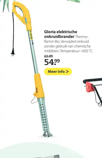 Boerenbond Gloria elektrische onkruidbrander aanbieding