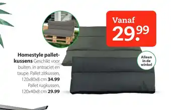 Boerenbond Homestyle palletkussens aanbieding