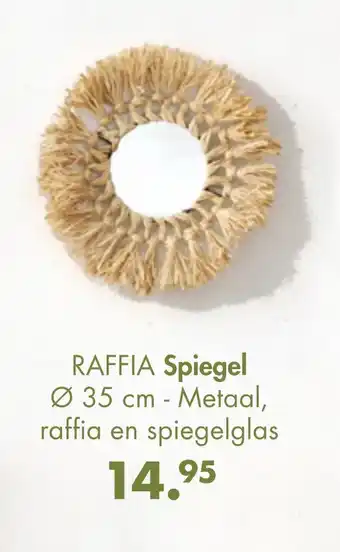 Casa RAFFIA Spiegel aanbieding