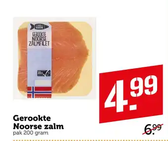 Coop Gerookte Noorse zalm aanbieding