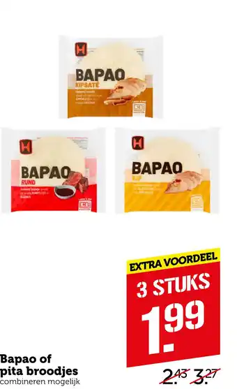 Coop Bapao of pita broodjes aanbieding