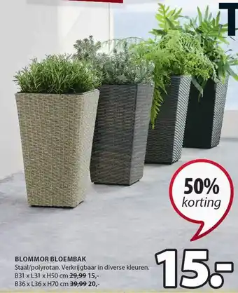 Jysk BLOMMOR BLOEMBAK aanbieding