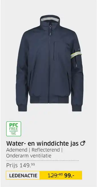 ANWB Water- en winddichte jas aanbieding