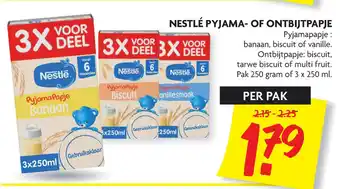 Dekamarkt Nestlé pyjama- of ontbijtpapje aanbieding