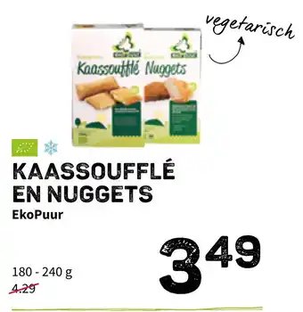 Ekoplaza Kaassoufflé En Nuggets Ekopuur aanbieding