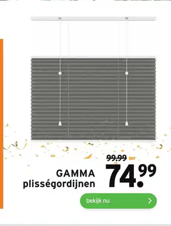 GAMMA GAMMA plisségordijnen aanbieding