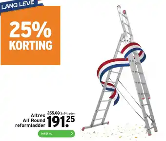 GAMMA Altrex All Round reformladder aanbieding