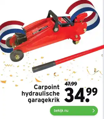 GAMMA Carpoint hydraulische garagekrik aanbieding