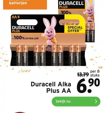 GAMMA Duracell Alka Plus AA aanbieding