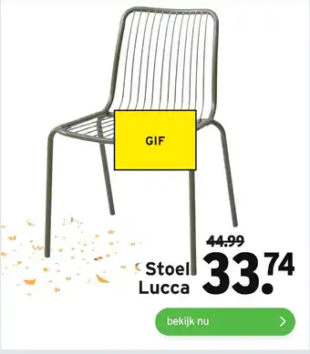 GAMMA Stoel Lucca aanbieding