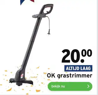 GAMMA OK grastrimmer aanbieding