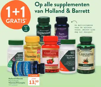 Holland & Barrett Op alle supplementen van Holland & Barrett aanbieding