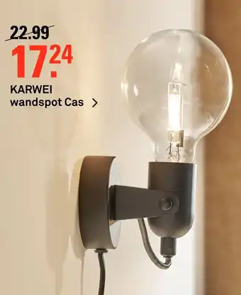 Karwei KARWEI wandspot Cas aanbieding