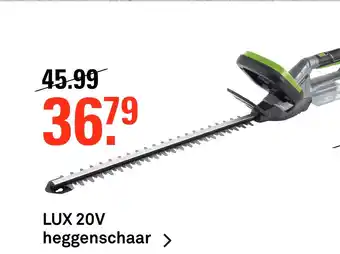 Karwei LUX 20V heggenschaar aanbieding