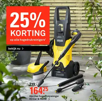 Karwei Kärcher hogedrukreiniger K3 Car & Home S aanbieding