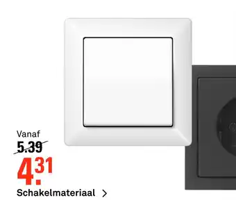 Karwei Schakelmateriaal aanbieding