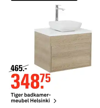 Karwei Tiger badkamermeubel Helsinki aanbieding