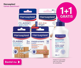 DA Hansaplast Gehele assortiment aanbieding