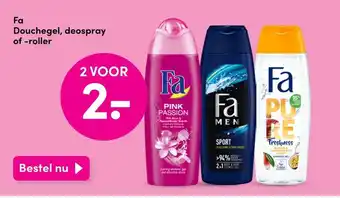 DA Fa Douchegel, deospray of -roller aanbieding