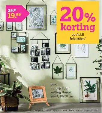 Leen Bakker Fotolijst aan ketting Hanoi aanbieding