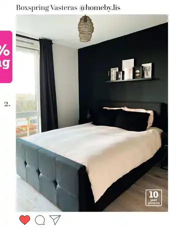 Leen Bakker Boxspring Vasteras aanbieding