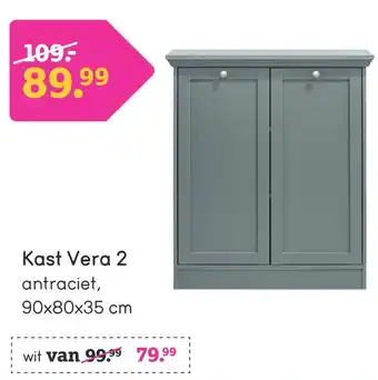 Leen Bakker Kast Vera 2 aanbieding