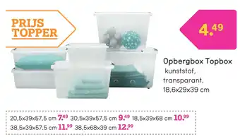 Leen Bakker Opbergbox Topbox aanbieding