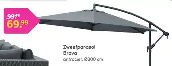 Leen Bakker Zweefparasol Brava aanbieding