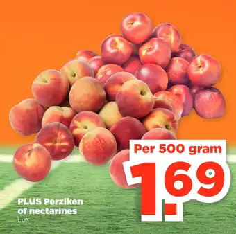 PLUS PLUS Perziken of nectarines aanbieding