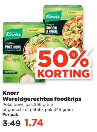 PLUS Knorr Wereldgerechten foodtrips aanbieding